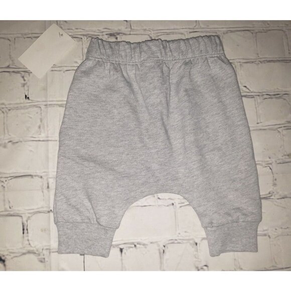 Nwt Nordstrom Open Edit Baby Grey Sweatpants Size 3mo - Picture 2 of 3